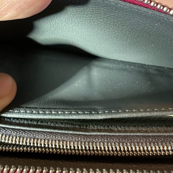 Louis Vuitton Lockme Zippy Wallet Soft Calf Leather 2018 UB4108 Red&Cream COA - Picture 3 of 16